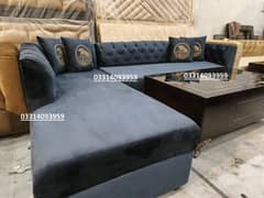 L shape sofa Luxury Molty foam sofa set