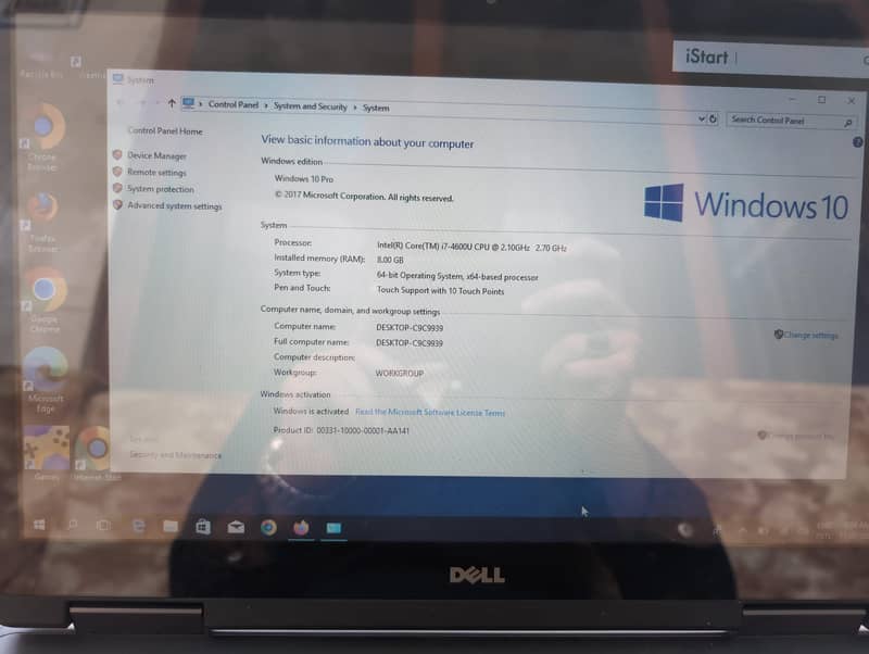 DELL LATITUDE E5540 CORE i7-4 Generation with Touchscreen& graphic crd 1