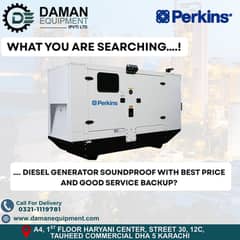 Diesel Generator Perkins Local UK assembled 60kva