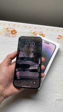 iPhone 14 Pro Max Jv 246 Gb with Box 86 health Sim Slot Model