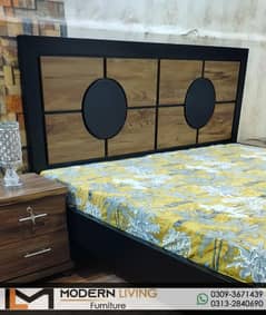 King bed with 2  side tables best quality in your choice colours