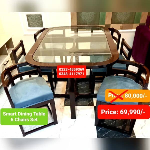 Dining table / Smart dining table / round table dining set / table 1
