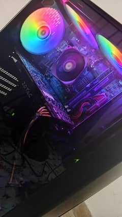 RGB casing gaming PC