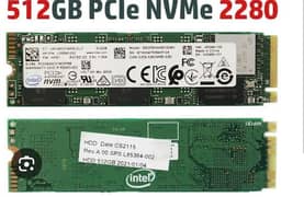 512GB NVME SSD INTERNAL