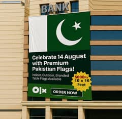 Punjab Government Flag & Pole, Pakistan Flag for Building – 14 August