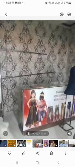 counter +Sheilf for Garments shop
