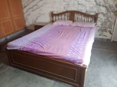 wood bed