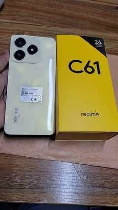 Realme C61 with box 15 month warranty