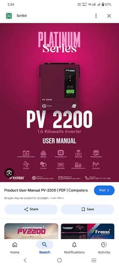 fronus pv 2200