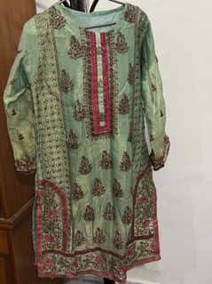 Elegant Chiffon 3-Piece Stitched Suit – Ready to Wear