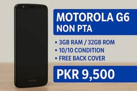  Motorola G6 – 10/10 Condition | Non PTA