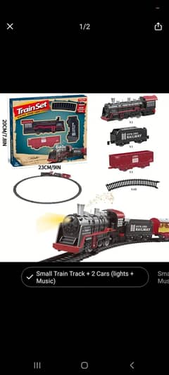 Musical Track Train with lighting . .