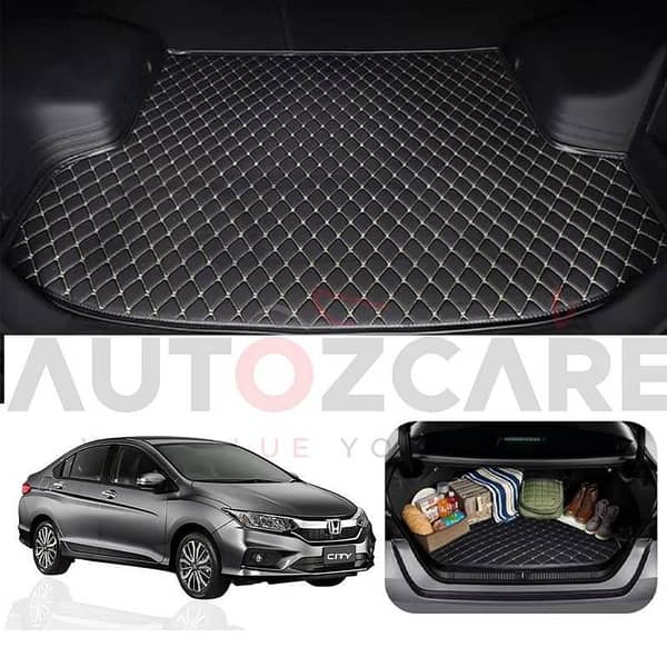 Honda City 7D Custom Car Trunk Mat - Model 2022-2025
