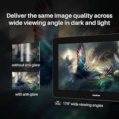 HUION Kamvas Pro 16 Plus – 4K UHD Graphics Tablet for Designers