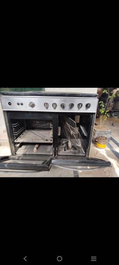 5 burner cooking range