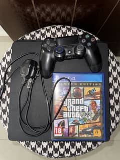 PS4 slim 1TB with one game