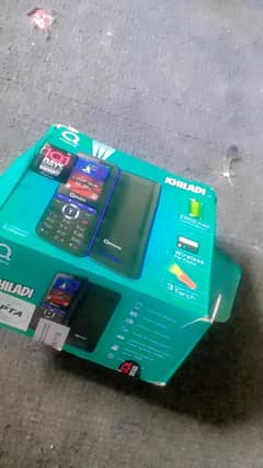 Qmobile khiladi buttons mobile with box for sale