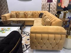 Elegant 7 seate corner sofa set few months used