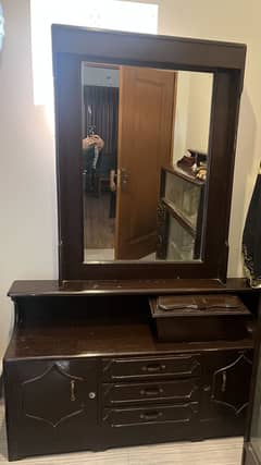 Wooden dressing table.