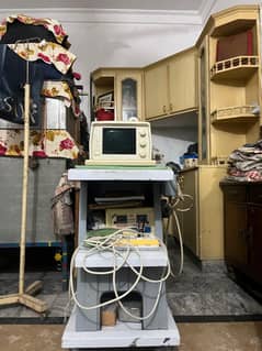 Medison SonoAce 600 Ultrasound with Trolley & Sterilizer