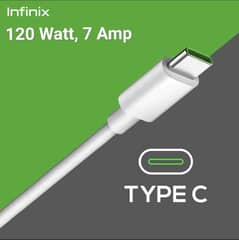 Infinix Type-C Cable 120W 7A