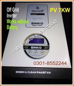 PV7000 7KW Solar Inverter works without Battery Sharing & Shifting