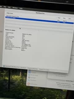 Macbook Pro 2018  6 Core  43cycle count