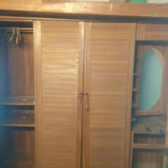 bed set ,cupboard 3 door plus dressing table attached