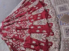 bridal dress barat wear red