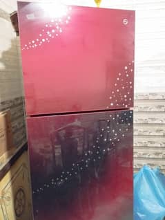 PEL Glass Door Double Door Refrigerator (inverter model)