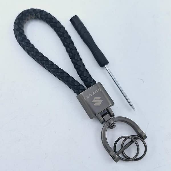 Suzuki Rope Key Chain with Screwdriver