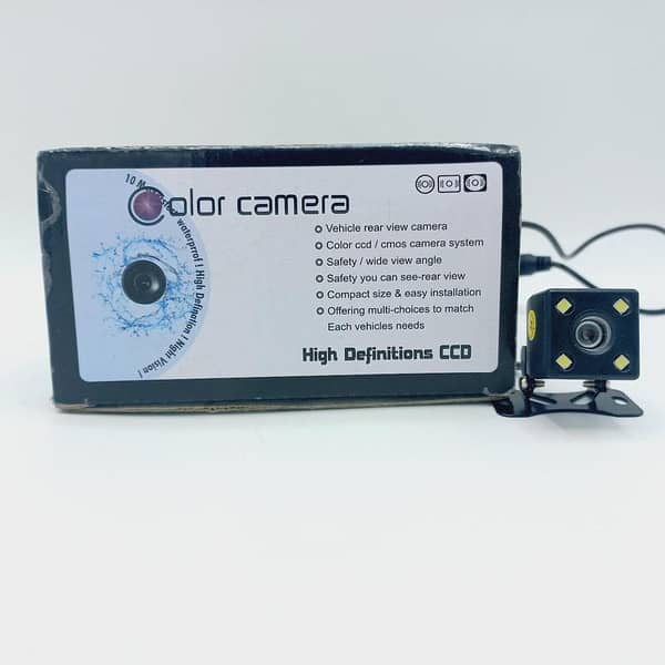 Universal Car Rear View Camera with 4 LED Lights