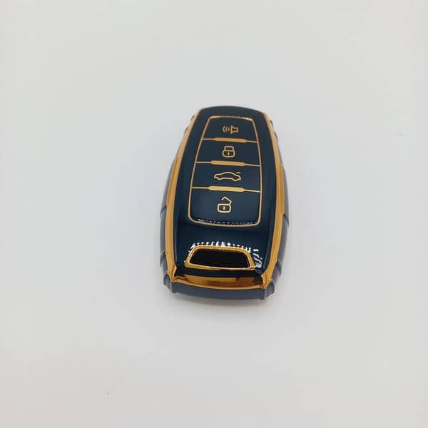 Gold-Black TPU Key Cover for Haval H6 and Jolian