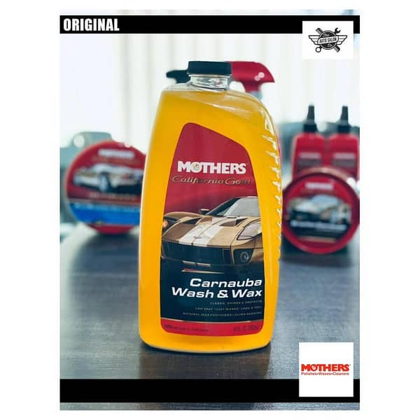 Mothers California Gold Carnauba Wash & Wax for Cars - 2 Liters