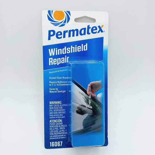 Permatex 16067 Windshield Repair Kit, 0.025 oz Syringe, White