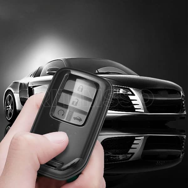 Transparent Smoke Key Cover for Honda Civic, CRV, HRV, Accord, Pilot, Fit, Freed, Vezel, Odyssey - TPU Quality