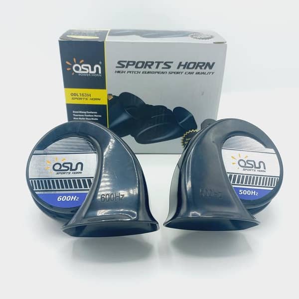 OSUN SPORTS HORN ODL163H - High Pitch 500Hz/600Hz for European Sports Cars