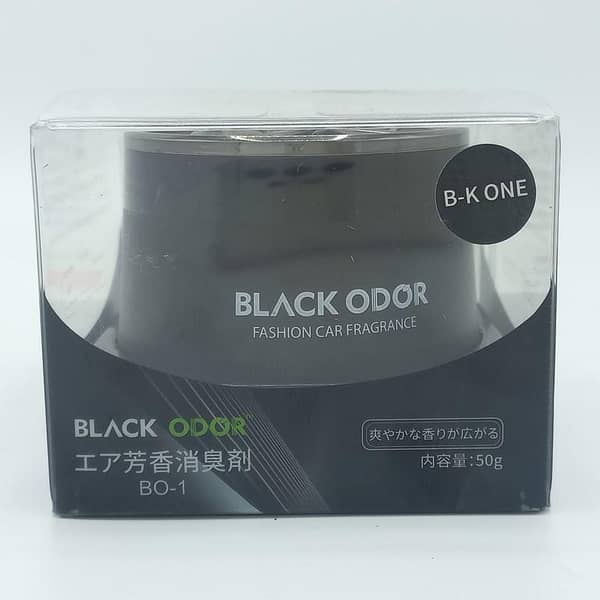 Black ODOR Fashion Car Fragrance Gel - Black Ice Model