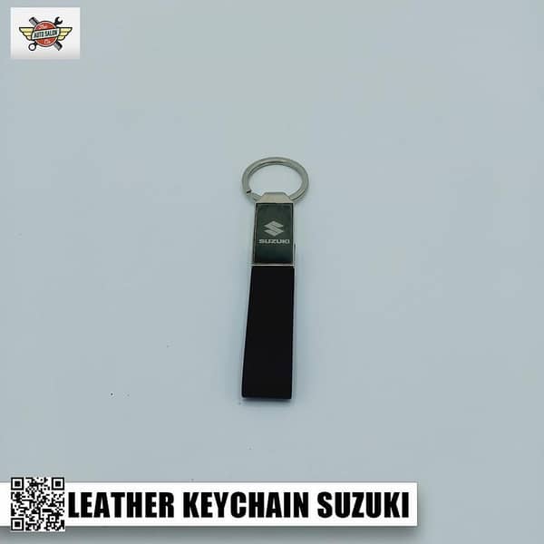 Suzuki Leather Key Chain for Cars and Motorcycles