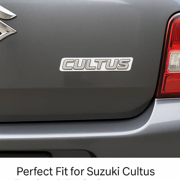 Rear Badge Sticker for Suzuki Cultus