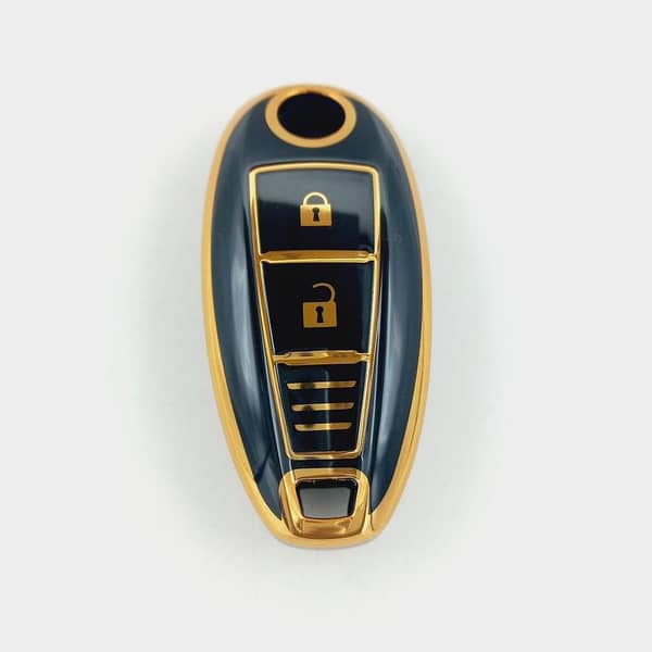Black Gold TPU Key Cover for Suzuki Mehran