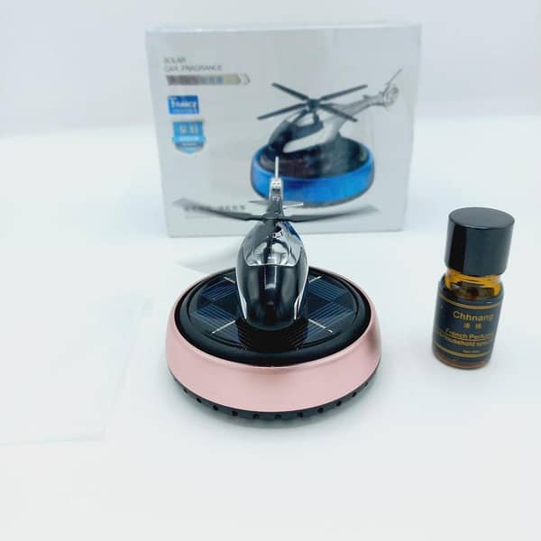Solar Powered Rotating Helicopter Aromacure Air Freshener