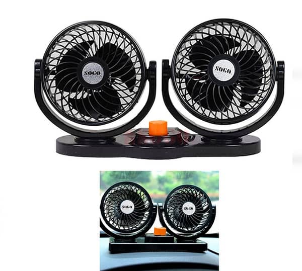 SOGO Jumbo Double-Headed Fan - 12V