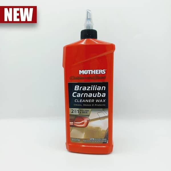 Mothers California Gold Brazilian Carnauba Cleaner Wax: 2-in-1 Polish and Wax