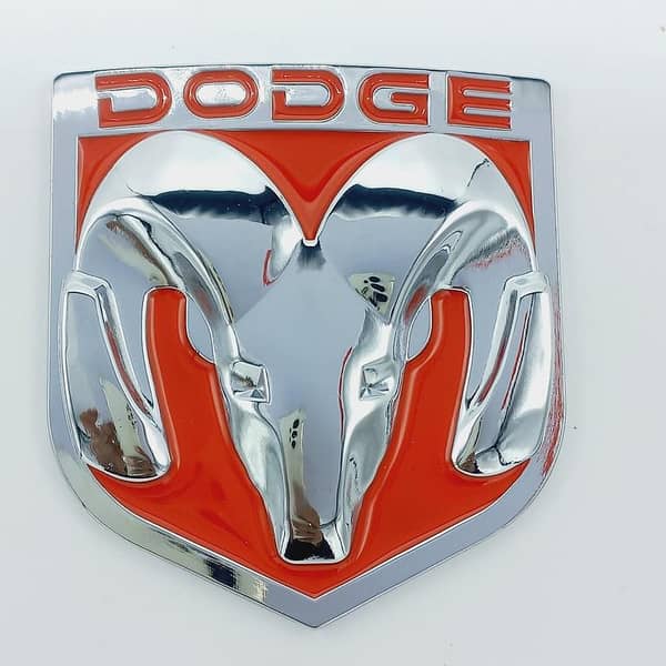 3D Silver DODGE Emblem for Front Grill