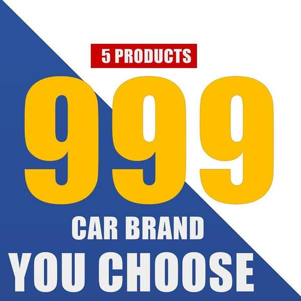 5 Car Accessories for 999/- from Your Chosen Brand