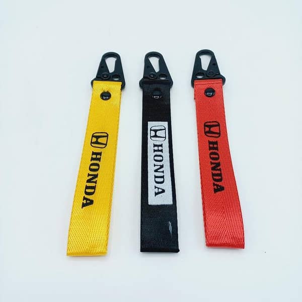 Honda Key Chains with Ribbon Design