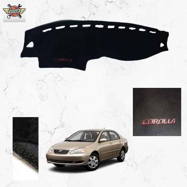 Toyota Corolla 2000 Velvet Dashboard Cover Mat