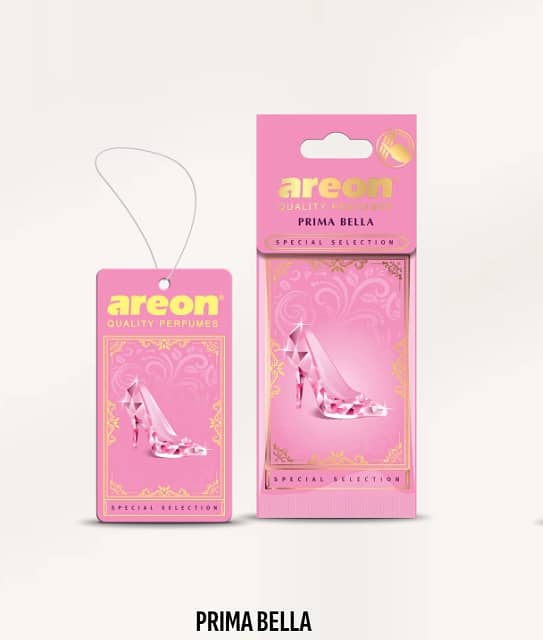Areon Prima Bella Car Hanging Perfume Card for Women - Special Selection
