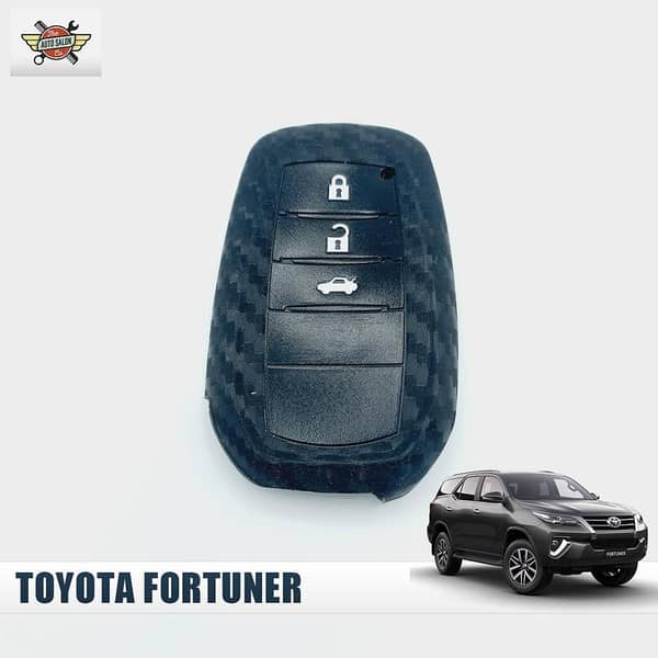 Toyota Fortuner Carbon Fiber Key Fob Cover